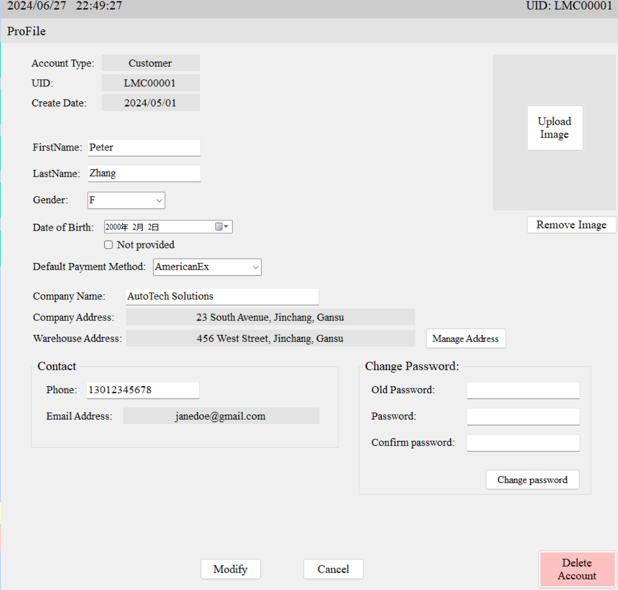 Customer Profile